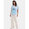 thumbnail image 2 of Lilo and Stitch Women's Graphic Tee with Short Sleeves, Sizes XXS-XXL, 2 of 4
