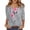 A78 Gray, variant on Women Usa Shirt Women Patriotic Oversized T Shirts 3/4 Sleeve Plus Size Graphic Tees Trendy American Flag Shirt Fourth of July Crewneck Tshirts Summer Tunic Tops Striped Stars Blouses