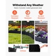 thumbnail image 2 of KFFKFF Galvanized Steel Landscape Edging, 40 ft x 12 in Metal Edging for Landscaping with Gloves, Flexible and Easy-to-Install Metal Strips, Durable Metal Garden Border for Flower Beds and Pathways, 2 of 9