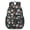 Rottweiler and Flowers, variant on Chihuahua and Floral Beige Pattern 17" School Backpacks for Teens,Waterproof Oxford Fabric,S-Shape Padded Straps for School,Travel,Hiking,Camping