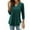 Army Green, variant on Patlollav Blouses Womens Casual V-Neck 3/4 Sleeve Solid Waist T-Shirt Tops
