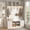 White, variant on 5-in-1 Hall Tree With Bench And Shoe Storled Sensor Light Oakentryway Coat Rack Hooks Cubes Cabinet Fluted Door Modern For Entryw