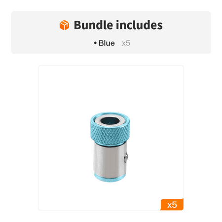 

Golden Blue Red Batch Head Plus Magnetic Ring Batch Head Magnetic Ring Full Metal Screw To Head Plus Magnetic Ring