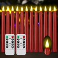 thumbnail image 1 of Velas cónicas sin llama PILLOBOX con control remoto y temporizador, 1 of 7