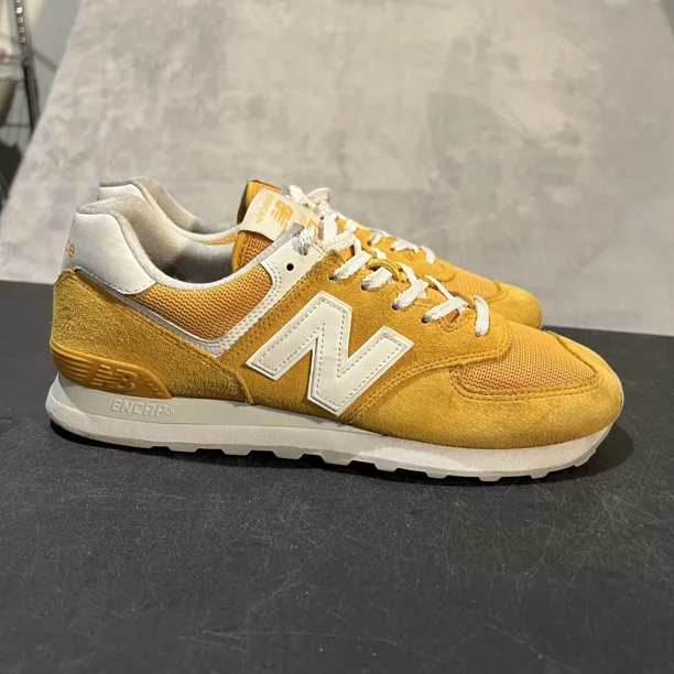 New Balance 574 Mens 10 Yellow ML574PJ2 Athletic Sneakers