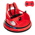 thumbnail image 1 of Yeshouse Bumper Buddy - Coche eléctrico de 12 V para niños de 1,5 a 6 años, giro de 360 grados, control remoto, 2 velocidades, luces, música y bocina, 1 of 2