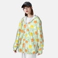 thumbnail image 5 of Gaeub Tree Palms Lemon Men's and Women's UPF 50+ Long-Sleeved Sun Protection Clothing, Fishing Shirt Long Sleeve Zip - X-Large, 5 of 9