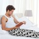 thumbnail image 5 of Balery Yin Yang Pantalones de pijama para hombre, pijama ultraligero, pantalón de descanso-X-Large, 5 of 6