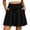 *Black, variant on Women's Ruffle Elastic Waist Drawstring Shorts , Casual Summer A-Line Shorts For Women,Ladies' Lightweight Flowy Beach Shorts with Pockets,Army Green,S-2XL