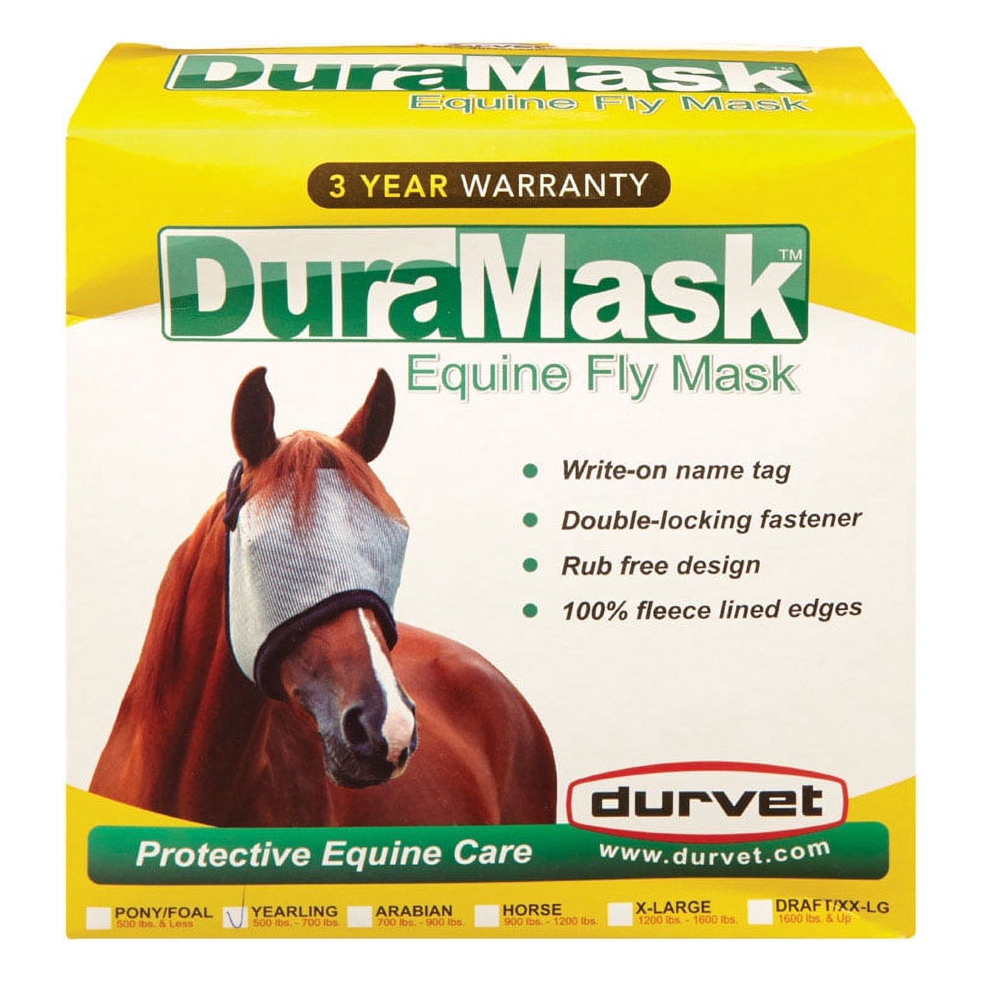 Duramask Mesh Yearling Horse Fly Mask