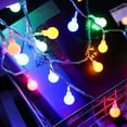 thumbnail image 5 of Guirnalda de luces LED con forma de bola alimentada por batería y USB de 10 m, para exteriores, bodas, jardín, decoración navideña, 5 of 5