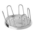 thumbnail image 4 of Cuenco de comida de tortuga de acero inoxidable Dispensador de plato de comida de tortuga Herramienta de alimentación A UNA jinwen Tortuga agua comida plato, 4 of 8
