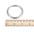 thumbnail image 4 of Unique Bargains Bague Ronde en Acier Inoxydable 316 45 mm ID 6 mm d'Épaisseur, Lot de 3, 4 of 5