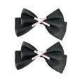 thumbnail image 1 of Diamante Hair Clip Bow Balletcore Large Bow Heart Flat Clip Balletcore Hairpin Bow Elegant Hair Clip for Bunches Blue, 1 of 4