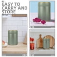 thumbnail image 4 of 2pcs Food Storage Canisters: Metal Containers with Airtight Lids for Loose Tea and Coffee Bean Tin Canisters for Tea Bags Green, 4 of 4
