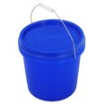 thumbnail image 1 of ETHZZLE Seau Hermétique en Plastique avec Poignée pour Compost de Cuisine et Rangement de Boissons Bleu, 1 of 6