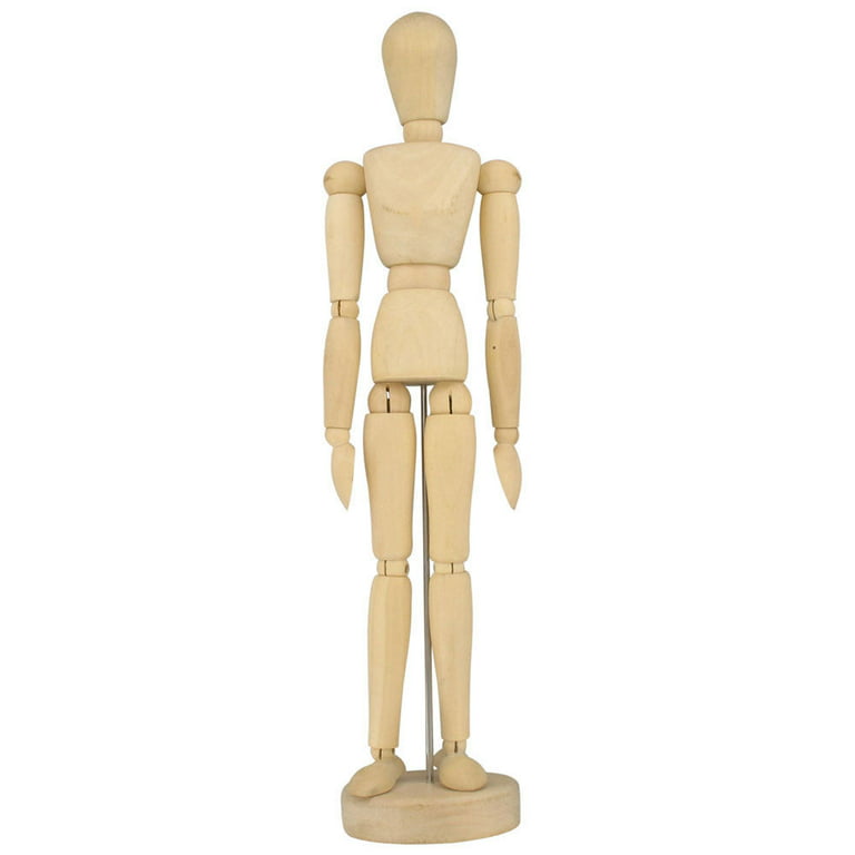 Wooden Art Mannequin , Human Body Proportions Drawing Mannequin Wide  Applicability for Painting for Sketching(4.5 inch Wooden Figure (Standard  Size