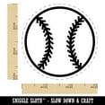 thumbnail image 2 of Baseball Softball Self-Inking Rubber Stamp Ink Stamper - Red Ink - Small 3/4 Inch, 2 of 7