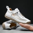 thumbnail image 4 of Commforr Chaussures de Marche pour Femmes, Espadrilles Mode pour Femmes, Espadrilles à Enfiler pour Femmes, Espadrilles Décontractées en Maille pour Femmes Rétro Respirantes, Chaussures de Marche Légères Classiques Tennis, Blanc, 10, 4 of 8
