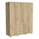 thumbnail image 1 of Closet Fontana Café Claro Y Blanco Virtual Muebles, 1 of 7