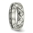 thumbnail image 5 of Chisel Titanium Polished bright Cut Ring Size 6.5  Men, 5 of 5