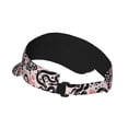 thumbnail image 2 of Fotbe Black Snake Visera Deportiva con Diseño, Gorra Abierta Ajustable de Algodón para Mujer y Hombre, 2 of 7
