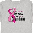 thumbnail image 4 of Inktastic Breast Cancer Awareness I Support My Grandma Pink Ribbon Boys or Girls Long Sleeve Toddler T-Shirt, 4 of 5