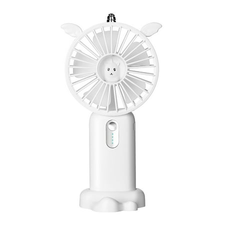

Keebgyy Handheld Fan Personal Small Desk Fan USB Charging Ultra Quiet Light Weight Suitable for Outdoor Camping Golf Cart or Indoor Personal Desk