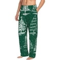 thumbnail image 6 of Logiee Christmas Trees Print Pajama Pants for Men,Men’s Pajama Bottoms,Mens PJ Pants with Pockets & Button Fly-Large, 6 of 6