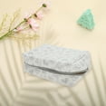 thumbnail image 3 of Unique Bargains 1 Pc Reusable Rectangle Octagonal Hearts Makeup Bag for Travel Gray Polyester, 3 of 6