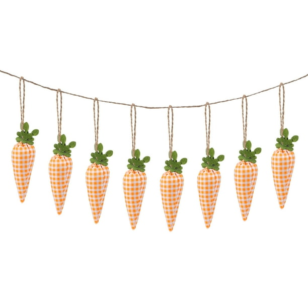 KAKOWELY 1 colgante de pared de Pascua con forma de zanahoria.