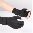 thumbnail image 5 of 1 par de guantes de compresión de cobre para artritis para mujeres y hombres, guantes de compresión sin dedos para túnel carpiano, dolor de manos, conducción, 5 of 5