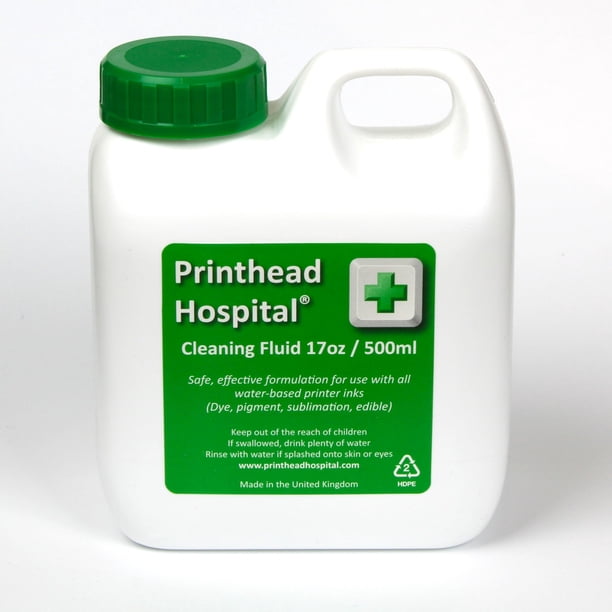 Líquido limpiador para cabezales de impresión para impresoras de inyección de tinta Epson, Brother, Canon y HP, 500 ml