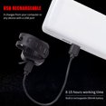 thumbnail image 4 of Luz de bicicleta Irfora 2 uds luces traseras recargables USB para bicicleta LED lámpara trasera trasera para bicicleta 6 modos de iluminación luz impermeable para ciclismo de carretera Irfora Luz de bicicleta, 4 of 7