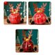 thumbnail image 2 of Bolsa de regalo de Navidad, bolsa portátil para dulces con asta, con cordón, 3 uds., 2 of 5