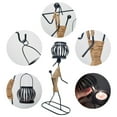 thumbnail image 2 of Zootealy Unique Retro Home Decor Iron Girl Candlestick Lantern Shape Candle Holder for Candlelight (Candle Not Included) - Type C, 2 of 6