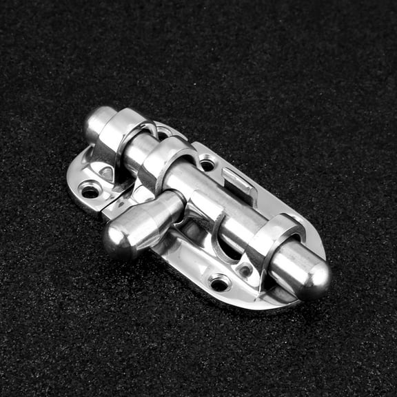 316 Marine Grade Solid Stainless Steel Marine Boat Door Window Lock Latch Slide, Surface Polished With Lost Wax Process, , Easy Installation With No Drilling Welding Required
