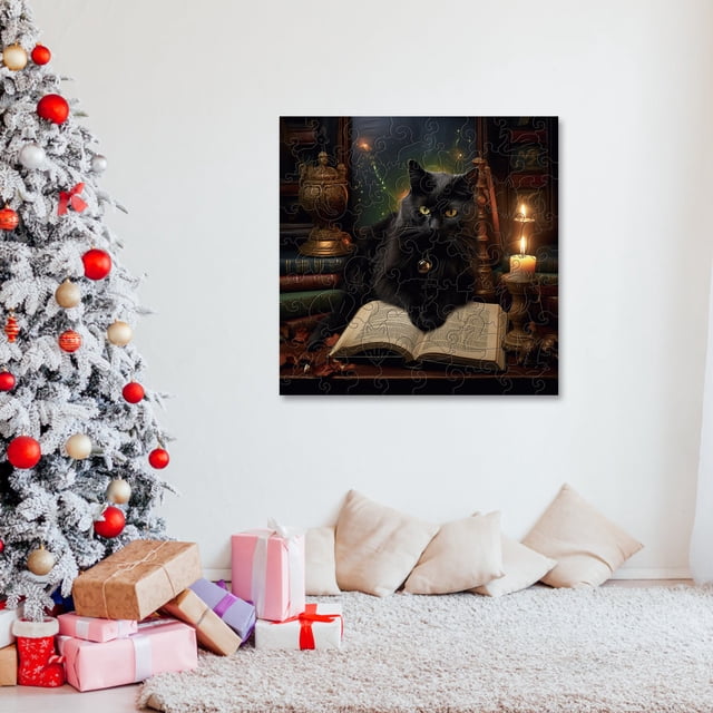 Christmas Three Dimensional Irregular Alien Moving Creatures Wooden Puzzle Festival Product Development Brain Amusement and Interesting