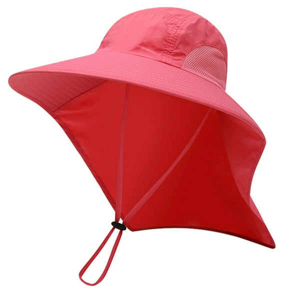 Yesbay Unisex UV Cap Summer Outdoor Fishing Climbing Sun Hat with Neck Flap