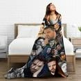 thumbnail image 4 of Blanket Sebastians Actors Stan Throw Flannel Blankets Warm Soft Cozy Fuzzy Air Conditioning Blanket for Living Room Sofa Bed Gift Blankets for All Seasons 30"x40", 4 of 6