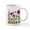 White, variant on CafePress - Rainbow Spring Flowers Mugs - 11 oz Ceramic Mug - Novelty Coffee Tea Cup