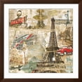 thumbnail image 2 of Art.com In Paris Art Print by Tyler Burke, Brown Frame Wall Art, 38" x 38", 2 of 4