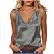 thumbnail image 2 of Neewe Women's Satin Tank Tops Plain Neck Camisole Dressy Sleeveless Blouse, Business Casual Summer Shirts 2026, 2 of 6