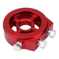 thumbnail image 3 of Aluminum Alloy Universal Oil Filter Temperature Cooler Gauge Sandwich Plate Adapter Kit, 3 of 8