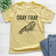 thumbnail image 2 of Kids Cray Cray Shirt, Youth Kids Boy Girl T-Shirt, Crayfish Shirt, Fishing Shirt, Funny Fish Shirt, Yellow, Small, 2 of 4