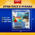 thumbnail image 2 of [ 10 COUNT ] JUMBO SIZE - 8 GALLON - HUGE Big Resealable Bag with Zipper Top for Storage - X-Large Size for Seasonal Clothing, Blankets, Bedding, Towels, Sports, Travel, Moving, On the Go - 22" x 24", 2 of 8
