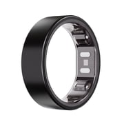 Reebok Smart Ring for Women or Men - Matte Black, Size 7 Fitness Ring - The Next Generation of Wearable Technology - Fitness and Sleep Tracker