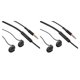 thumbnail image 1 of Sidaley Auriculares antirruido para dormir con micrófono Auriculares en la oreja Auriculares con cancelación de ruido Suministro Dormitorio Individual Solo 3.5 mm negro 2piezas, 1 of 5