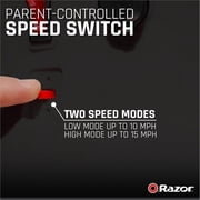 Razor Pocket Mod - Miniature Euro-Style Electric Scooter for Ages 8+, Onyx - Black