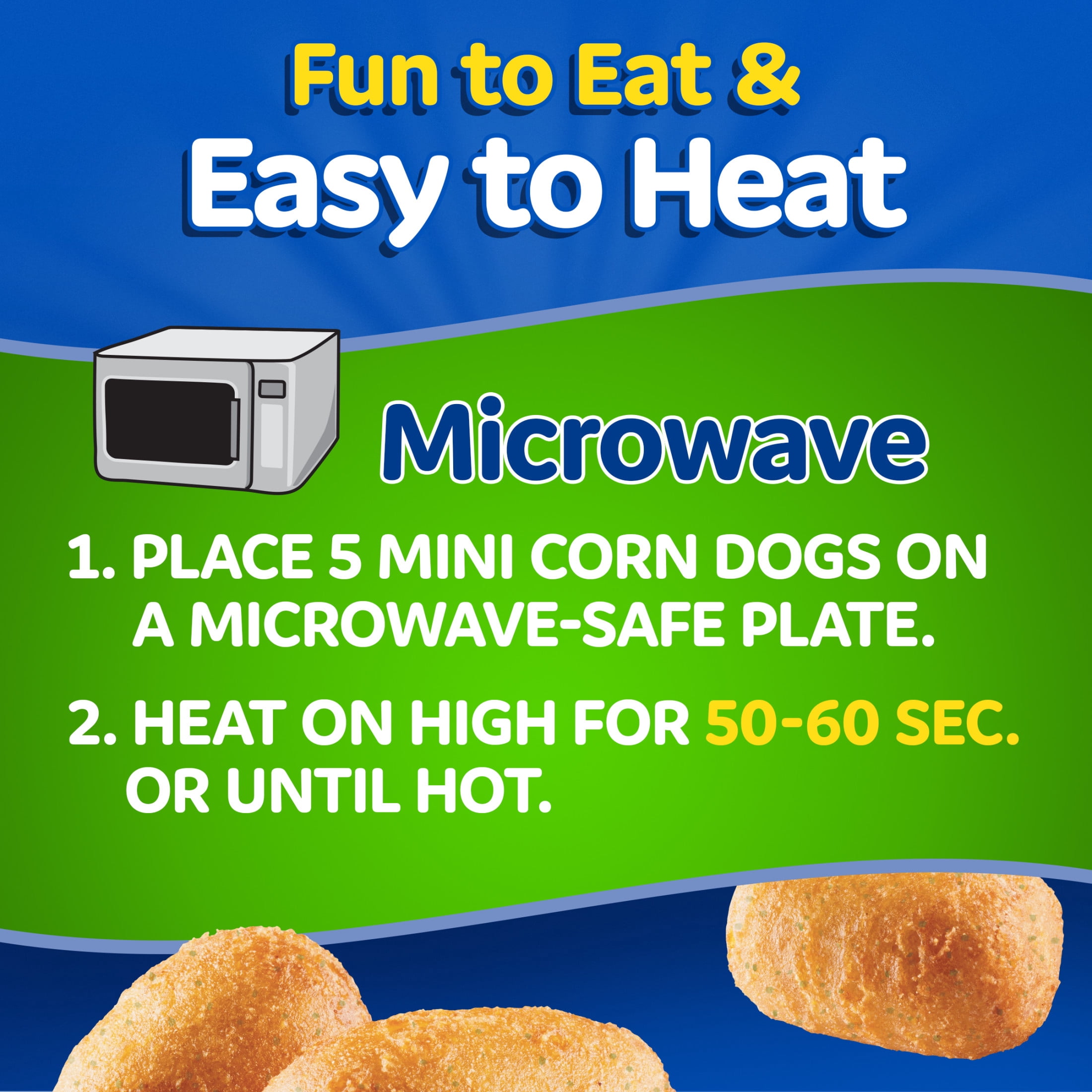 State Fair Jalapeno & Cheddar Mini Corn Dogs, 23.76 oz, 35 Count (Frozen)